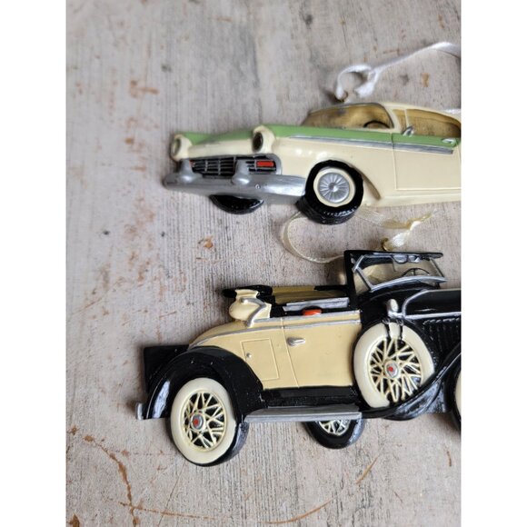 Kurt Adler Ford car vintage style ornament Xmas set - Picture 2 of 7